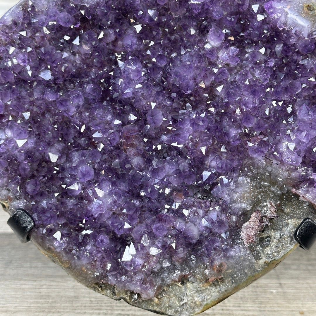 Top Grade Natural Amethyst Specimen on Metal Stand - MWS3359