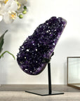 Amethyst Crystal Cluster on Stand – Vibrant Purple for Home Decor Display - MWS2609