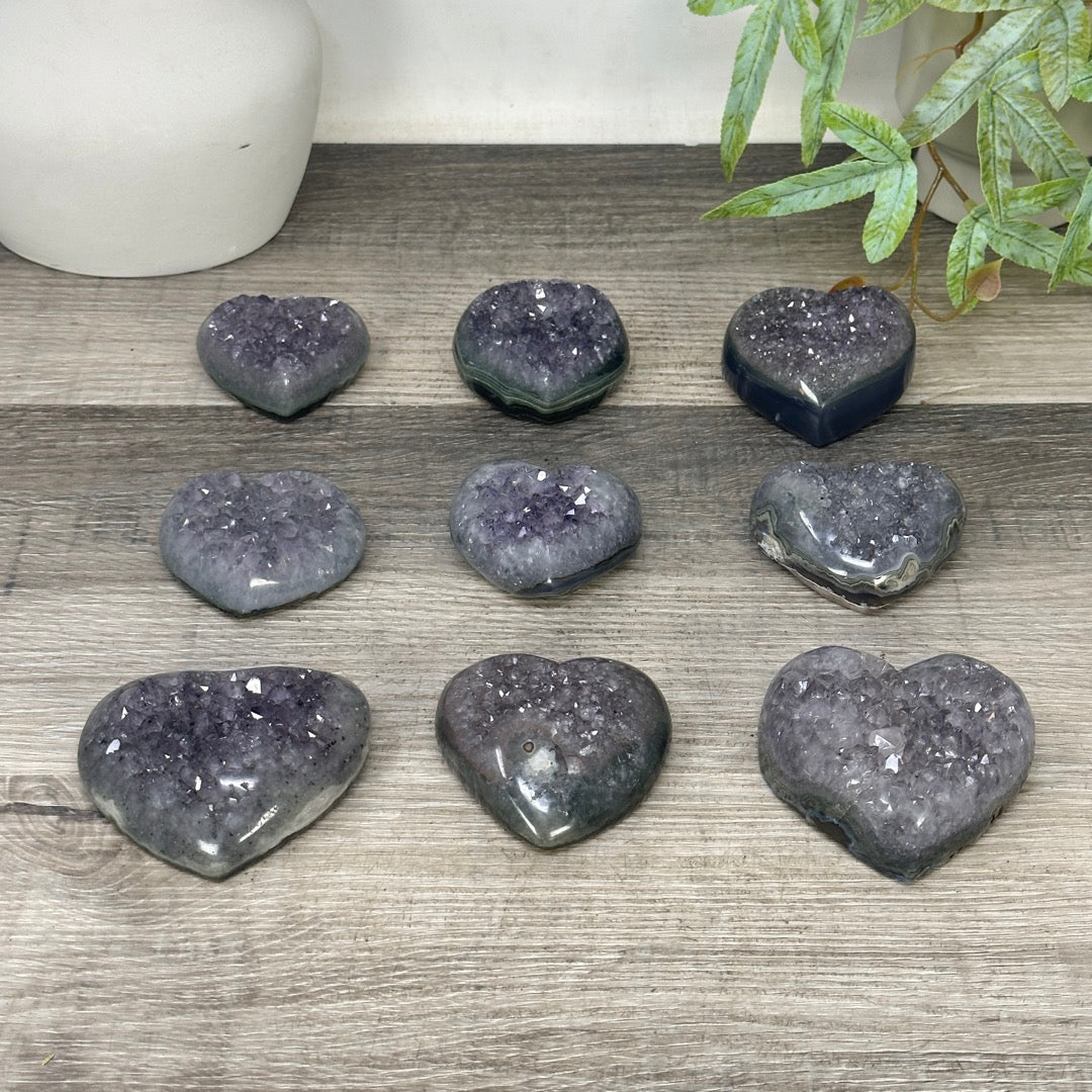 Mixed Minerals Hearts Set - MHLT0356