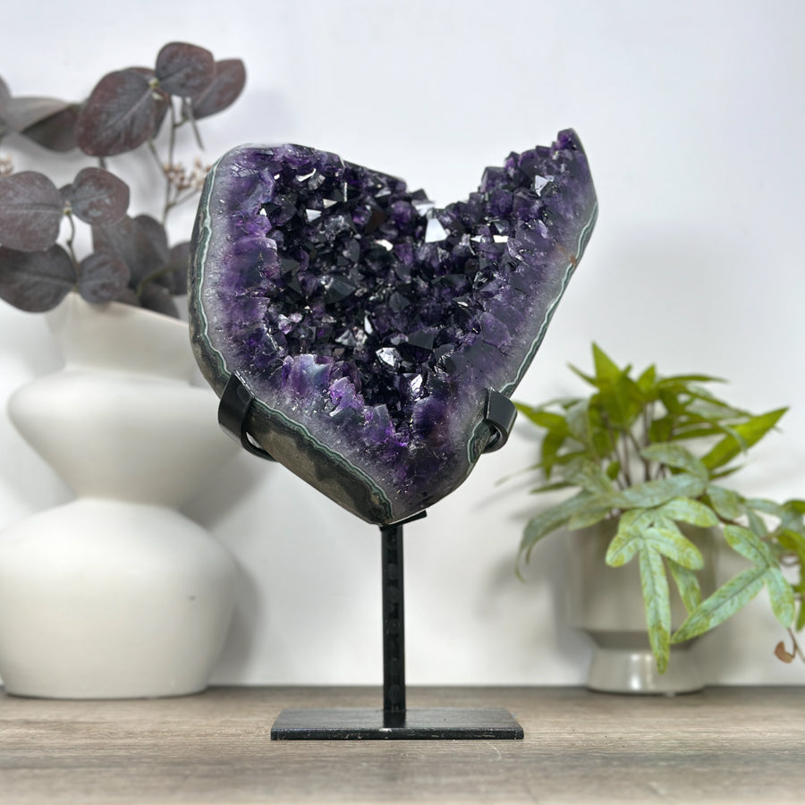 Top Quality Uruguayan Amethyst Crystal - Stand Included - MWS3085