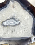 Uruguayan Blue Banded Agate Slice - SLC0023
