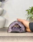 Amethyst Geode with Calcite Inclusion - STGE0104