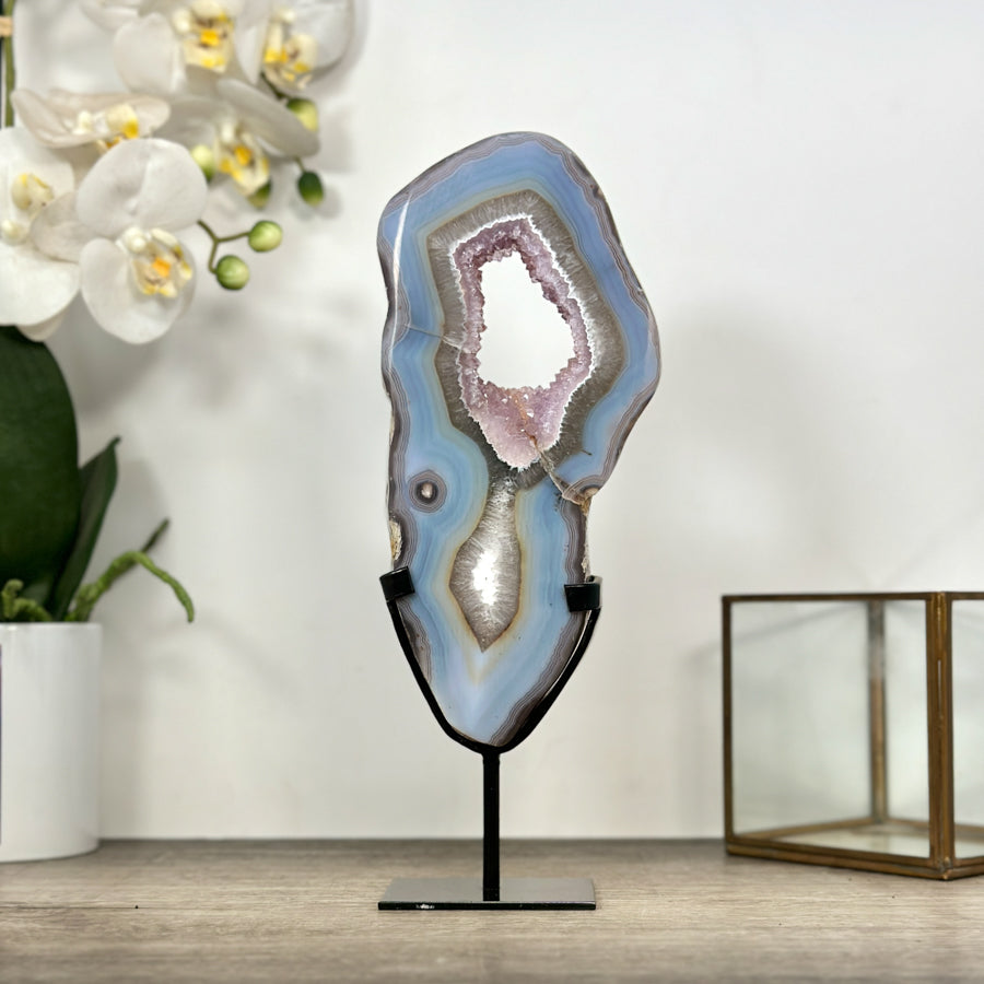 Natural Agate &amp; Amethyst Stone Portal - MWS3005