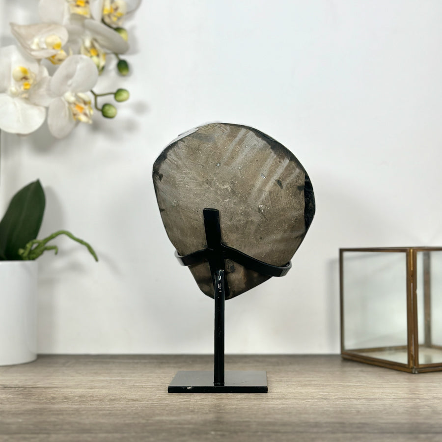 Premium Uruguayan Amethyst Stone on Stand - MWS3026