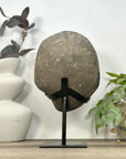 Large Natural Amethyst Geode on Metal Stand - MWS3199