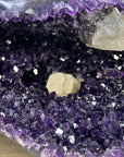 Huge Natural Amethyst Geode with Calcite Formations - STGE0089