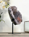 Amethyst Crystal Cluster with Pink Highlights Crystals - MWS2608