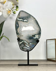 Quartz & Green Jasper Stone Portal on Stand - MWS2857