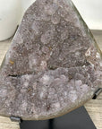 Natural Sugar Quartz Specimen on Metal Stand - MWS3371