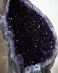 XXL Natural Amethyst Geode on Rotery Stand - AWS1454