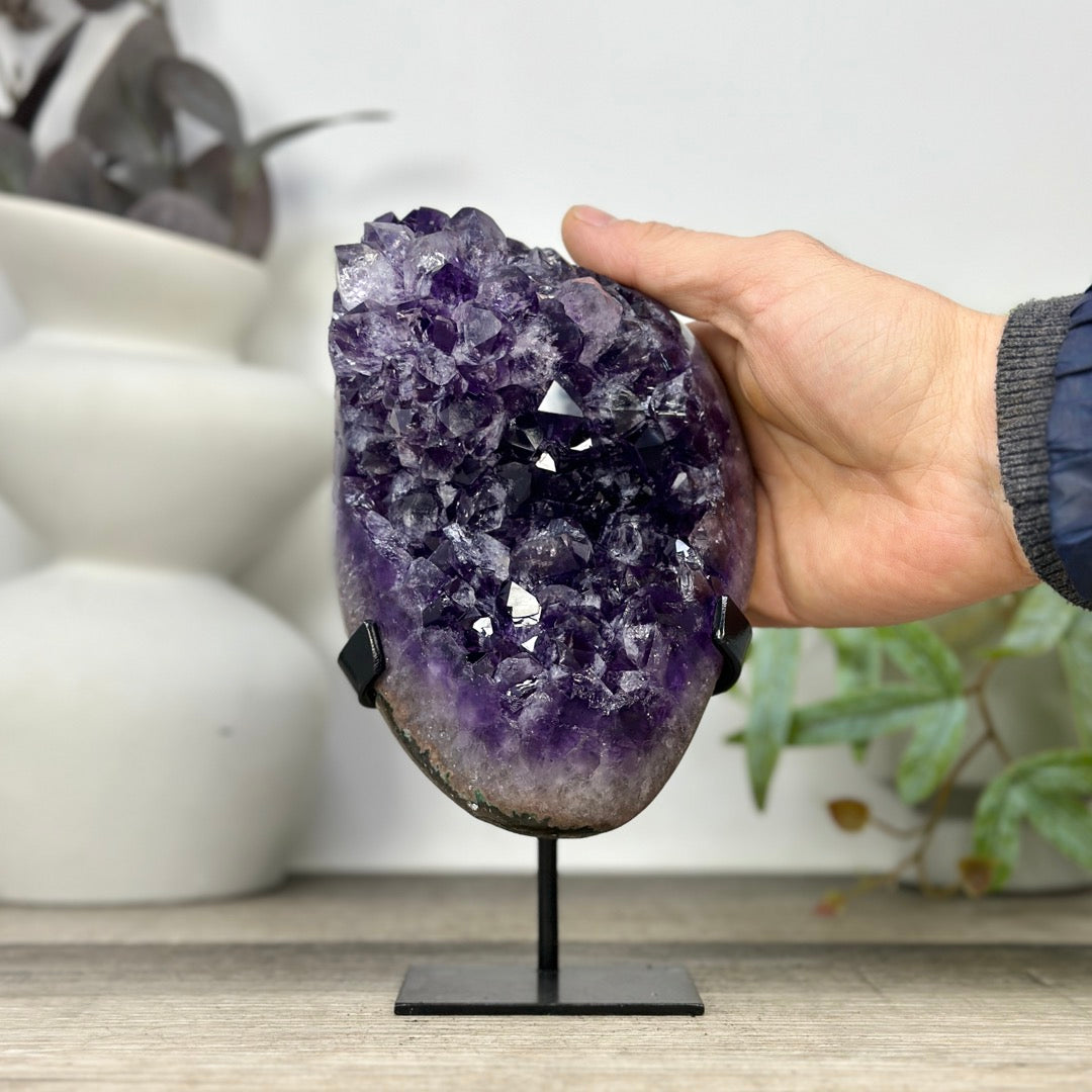 Uruguayan Amethyst Crystal Statement Piece for Home Decor - MWS3309