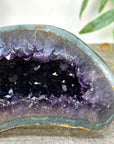 Uruguayan Amethyst geode with Jasper Shell - STGE0073