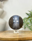 Banded Agate & Quartz Druzy Sphere Geode - SPH0233