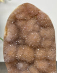 Natural Peach Tone Quartz Druzy Crystal Specimen for Home Decor - MWS2870