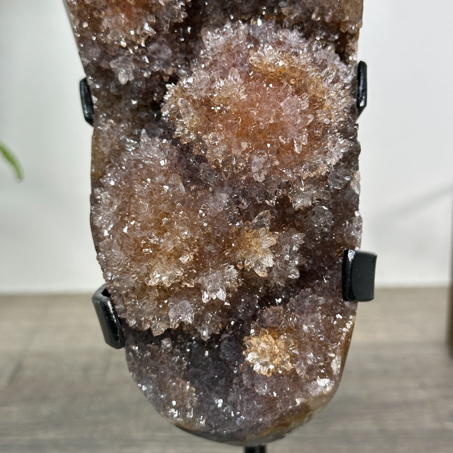 Beautiful Natural Ametrine Druzy with Stalactite Formations - MWS2098
