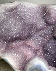 Huge Natural Agate & Amethyst Statement Piece - CBP1257