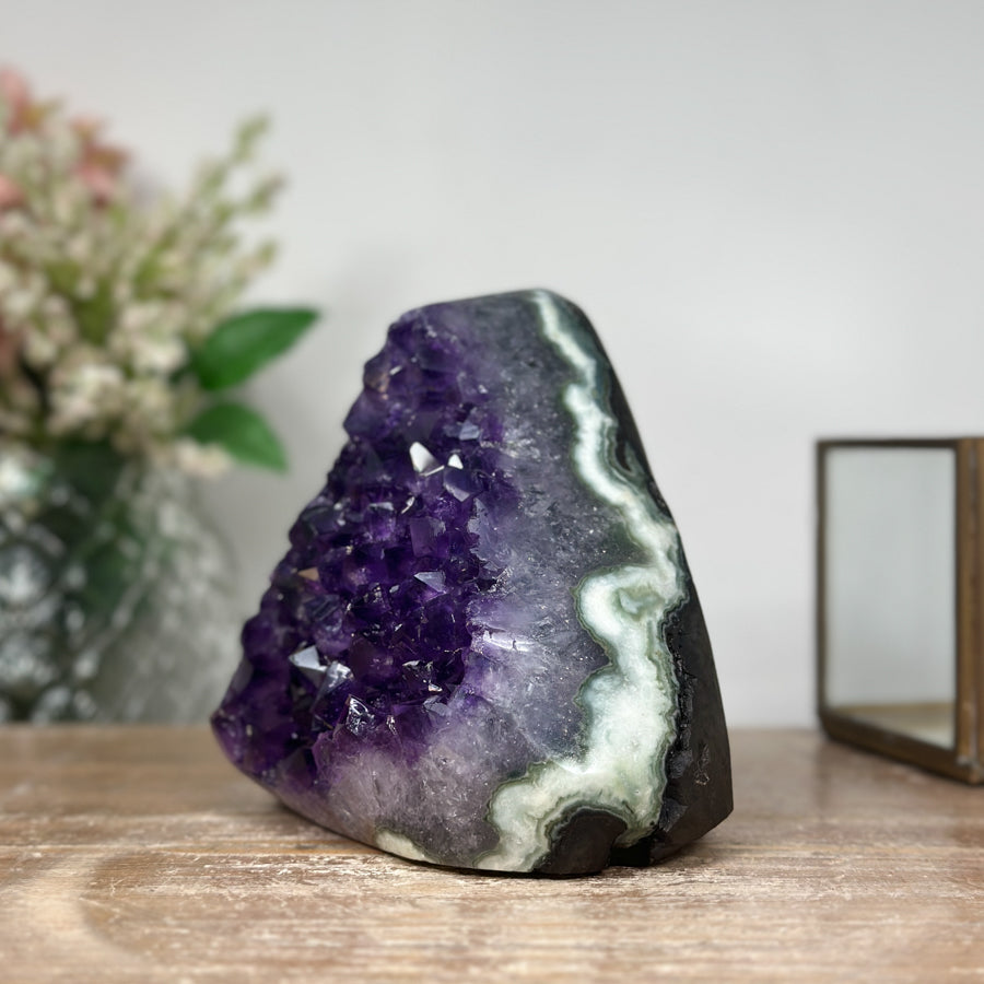 Natural Amethyst &amp; Green Jasper Cathedral - CBP0963
