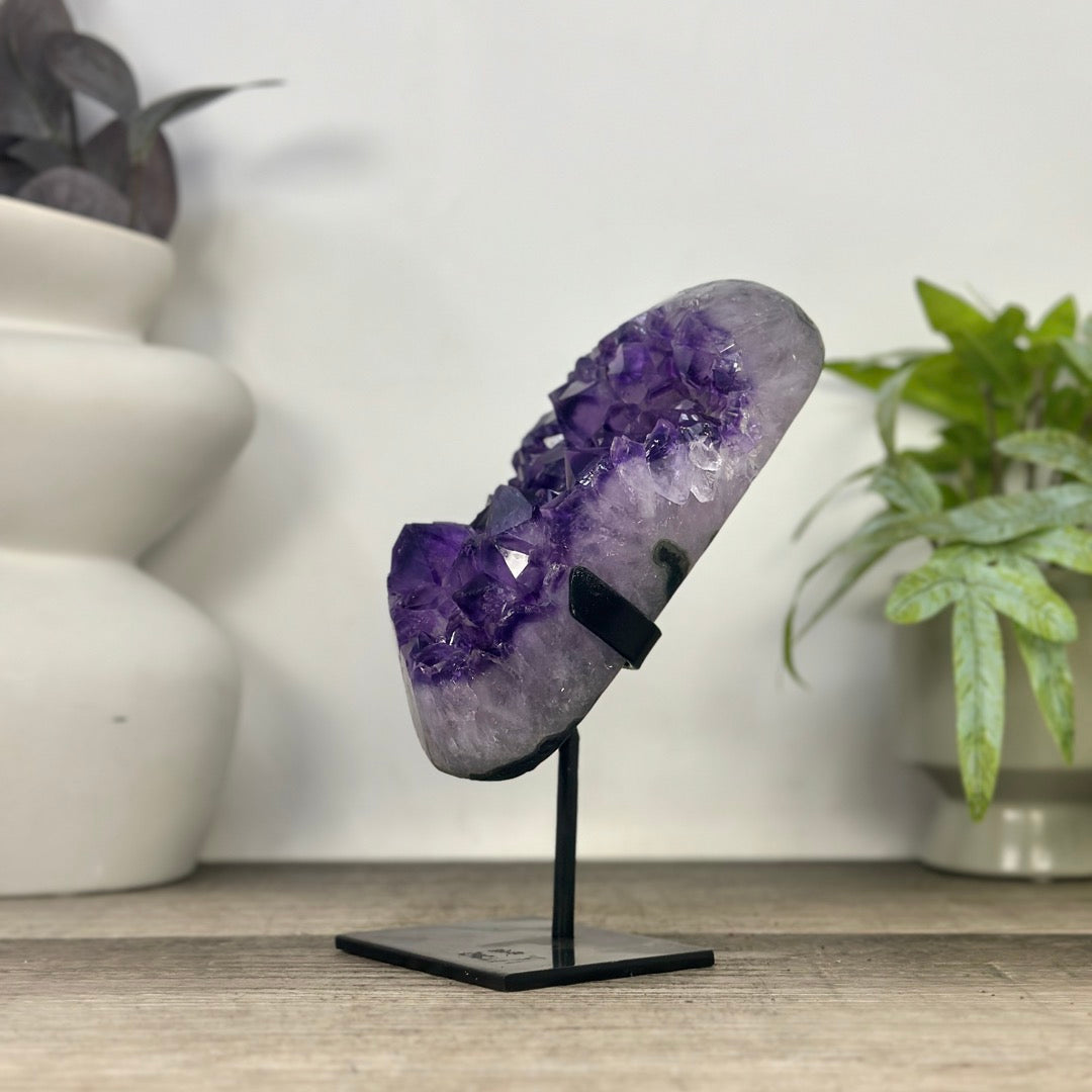 Uruguayan Amethyst Cluster with Large Beautiful Crystals - MWS3334