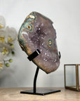 Beautiful Quartz Cluster with Polished Jasper Matrix - MWS1991
