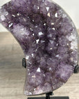 Amethyst Moon Shape Crystal Cluster on Stand - MWS2576