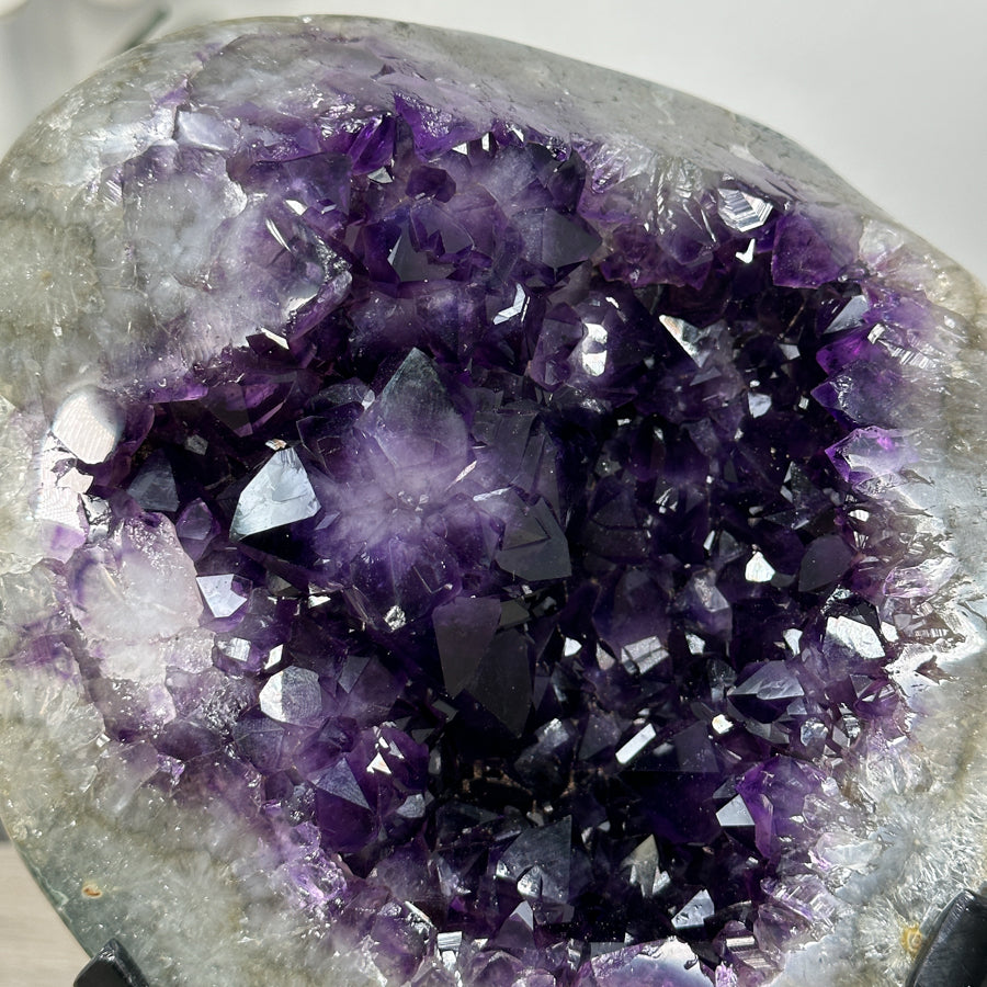 Amethyst Geode with Deep Purple Crystals for Home Decor - MWS2615