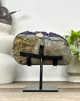 Top Grade Amethyst Crystal Specimen on Metal Stand - MWS3380