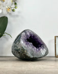 Amethyst Stone Geode with Crystal Cavity from Uruguay - STGE0029
