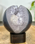 Quartz & Agate Sphere Geode with Crystal Formation - SPH0207