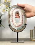 Rare Natural Agate & Quartz Stone Portal