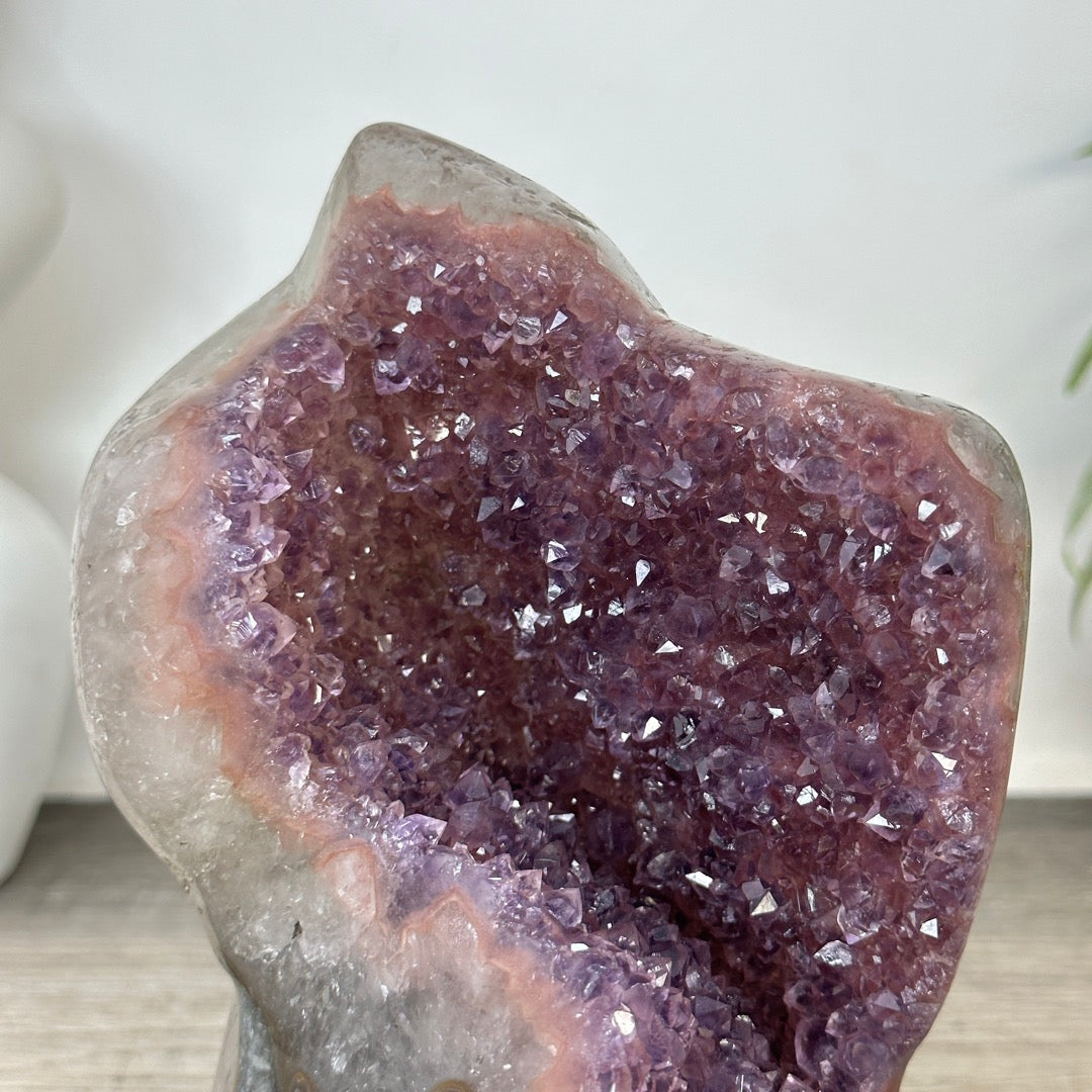 Natural Agate &amp; Quartz Stone Art Crystal - CBP1393