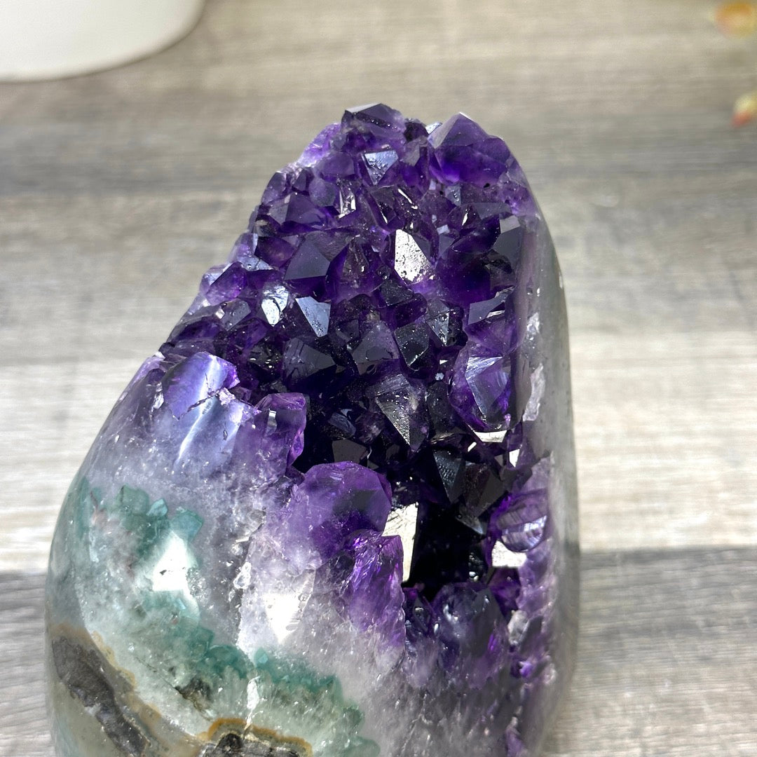 Natural Self Standing Uruguayan Amethyst Stone - CBP1416