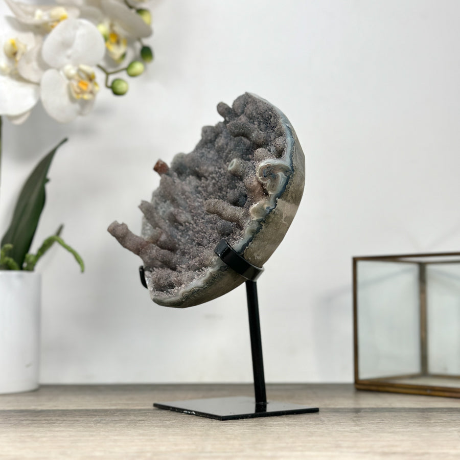 Rare Quartz Druzy &amp; Jasper Stalactite Formation - MWS2842