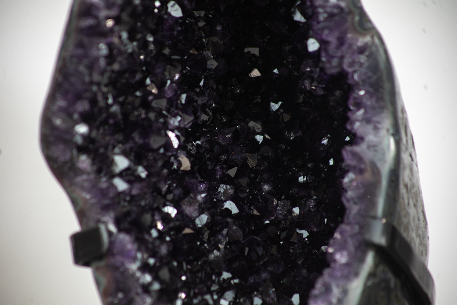 Insane AAA Natural Amethyst Geode Cave with Deep Purple Crystals - MWS0358