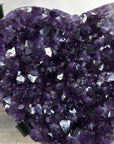 A grade Amethyst Stone Heart - HST0293