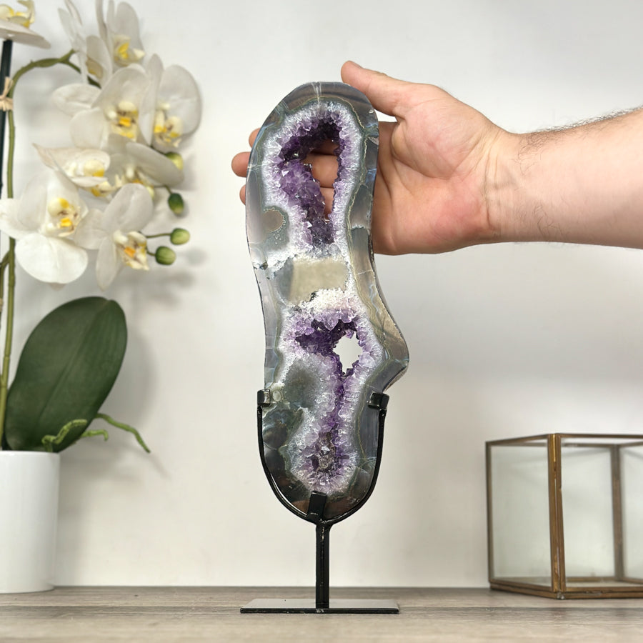 Uruguayan Amethyst Portal with Deep Purple Crystals - MWS2926