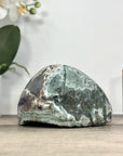 Amethyst & Green Jasper Stone Geode from Uruguay - STGE0021