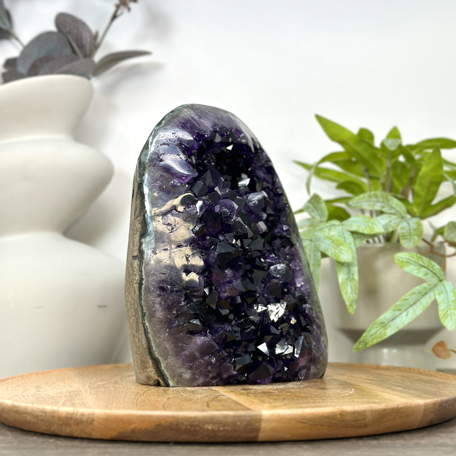 Natural Amethyst Cathedral for Home Decor - CBP1304