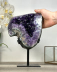 Large Natural Amethyst Geode from Uruguay - Stand Included - MWS2641