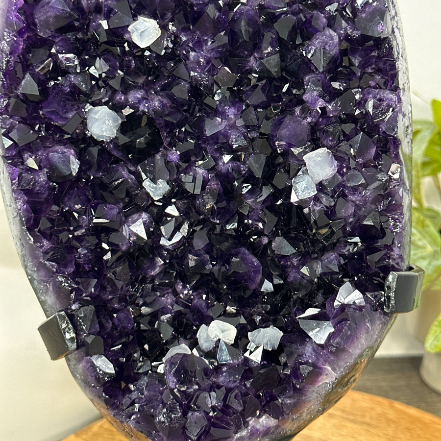 Huge Natural Amethyst Geode with Deep Purple Large Crystals - MWS3080