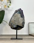Amethyst Crystal Cluster with Deep Purple on Stand - MWS2941