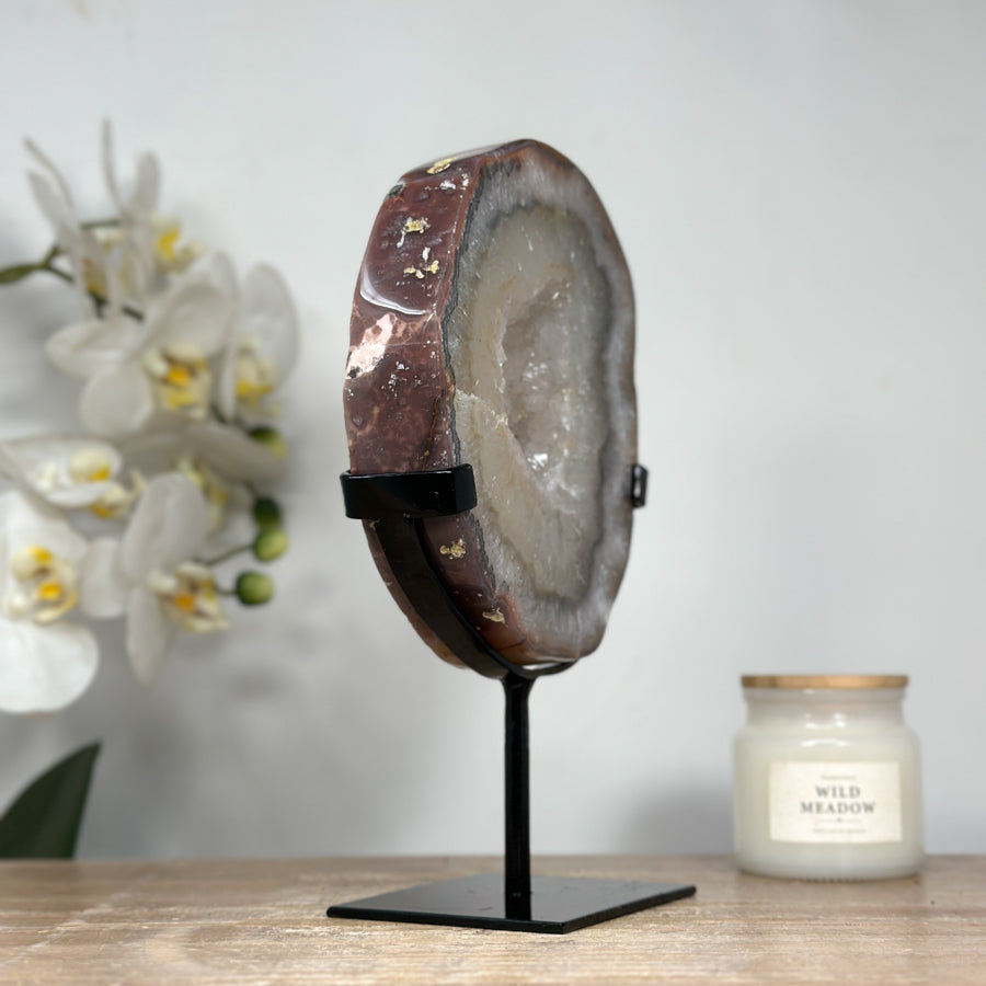 Natural Quartz Stone Slice Portal - MWS1544