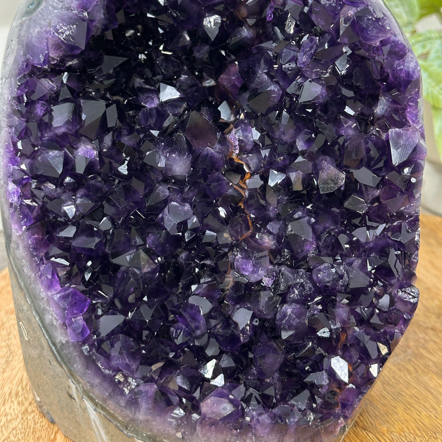 Large Deep Purple Amethyst Cathedral Geode - CBP1305