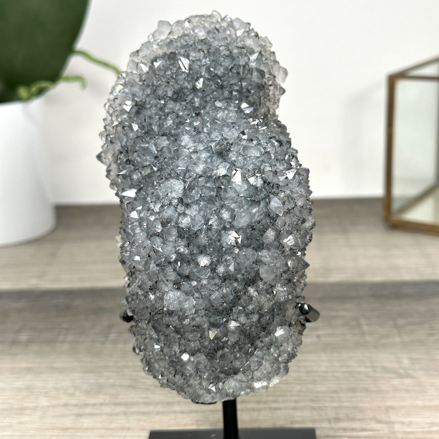 Natural Quartz Stalactite Crystal Formation on Stand - MWS2877