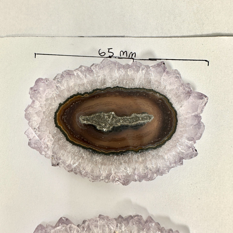 Genuine Stalactite Slices Flat - Perfect for Crafting Unique Jewelry - STS0075