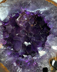 Natural Amethyst Geode with Agate Shell - MWS2431