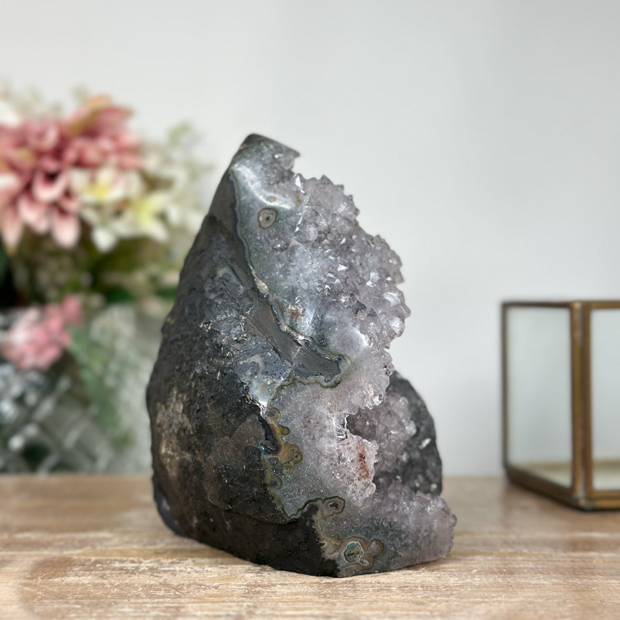 Natural Quartz Cathedral with Stalactite Formations - CBP1075