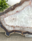 Polished Quartz Stone Slice for Home Decor - SLC0013