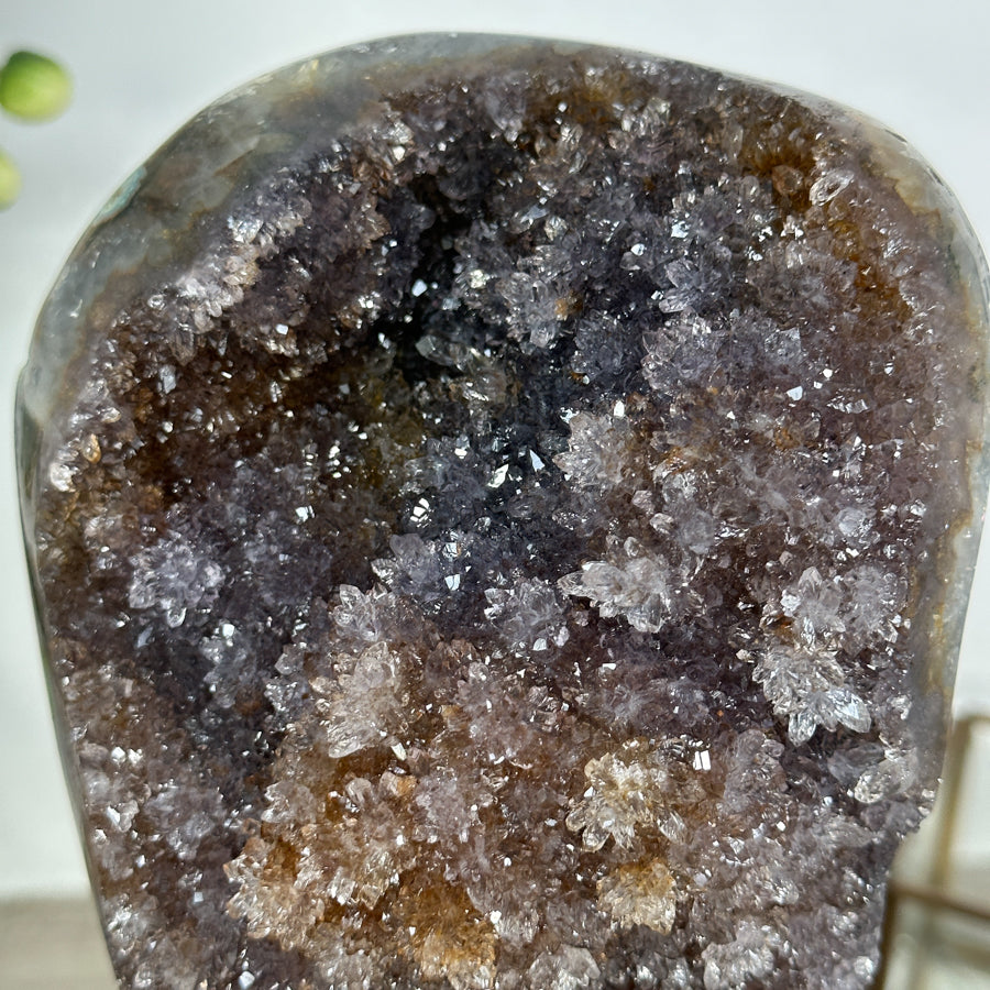 Beautiful Natural Ametrine Druzy with Stalactite Formations - MWS2098