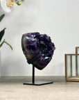 Top Grade Deep Purple Amethyst Heart - HST0308