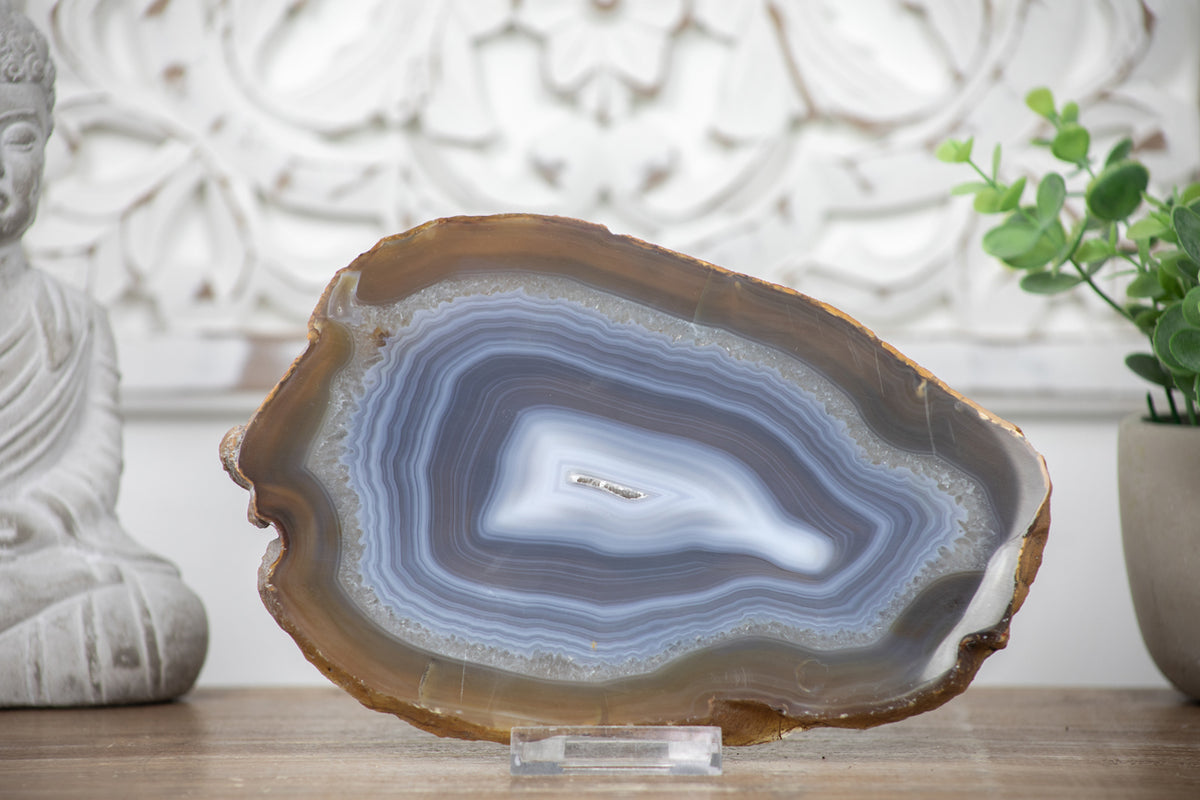 Uruguayan Agate Polished Slice - SLC0004